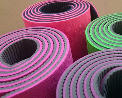 yoga and exercise class